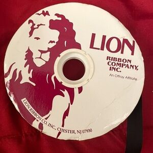 EUC “Seamaid Black” Acetate Ribbon LION RIBBON
COMPANY INC.An Offray Affiliate
